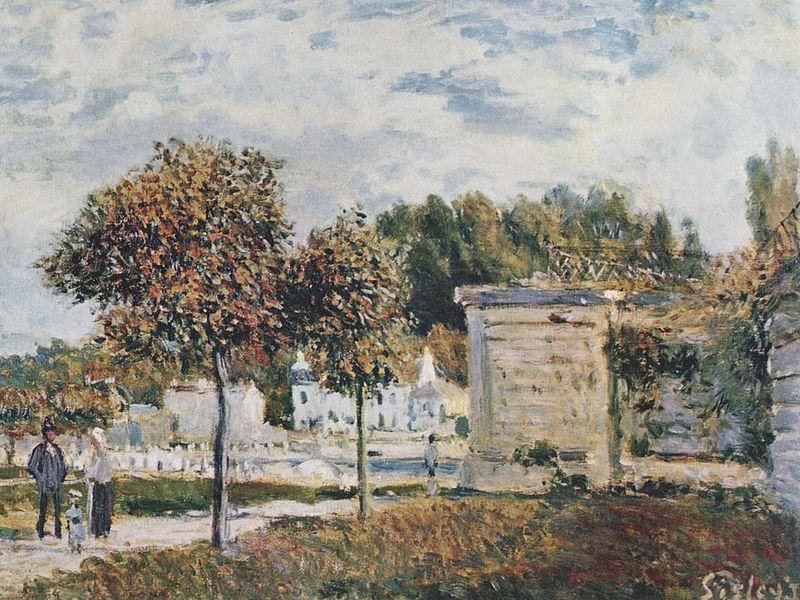 Alfred Sisley Schwemme von Marly